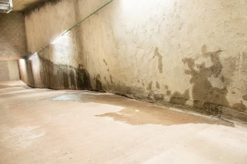 Traitement d'humidité dans les caves, garages...